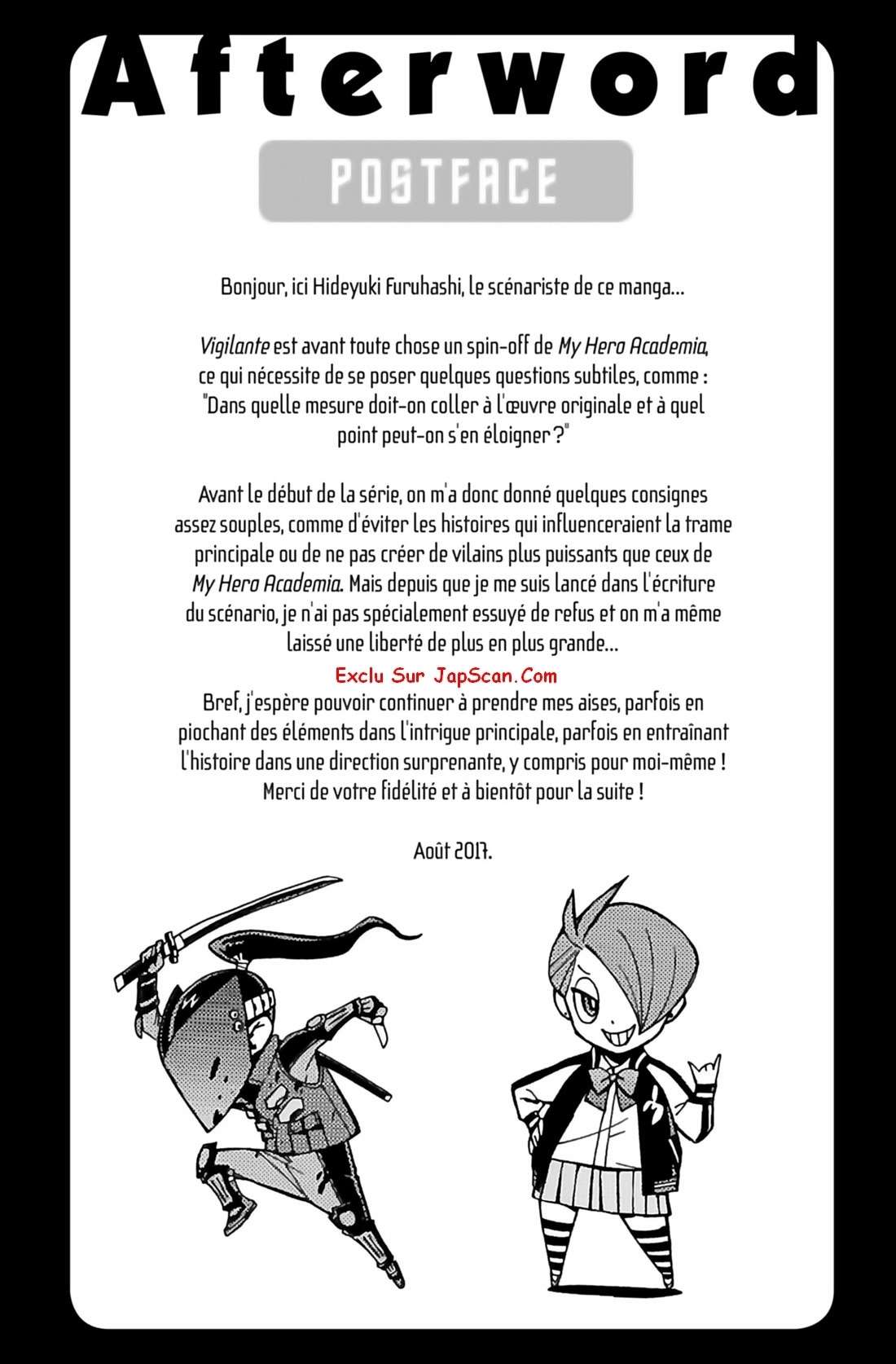 Read My Hero Academia Vigilantes FRANCAIS Manga Online