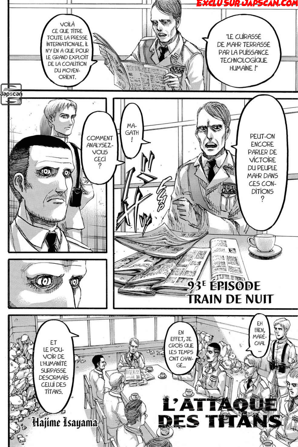 Read Shingeki no Kyojin FRANCAIS Manga Online