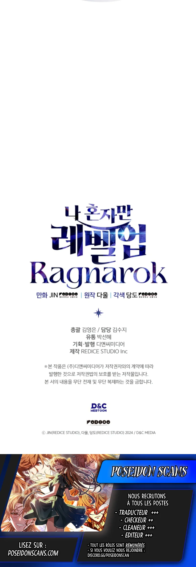 Read Solo leveling Ragnarok FRANCAIS Manga Online