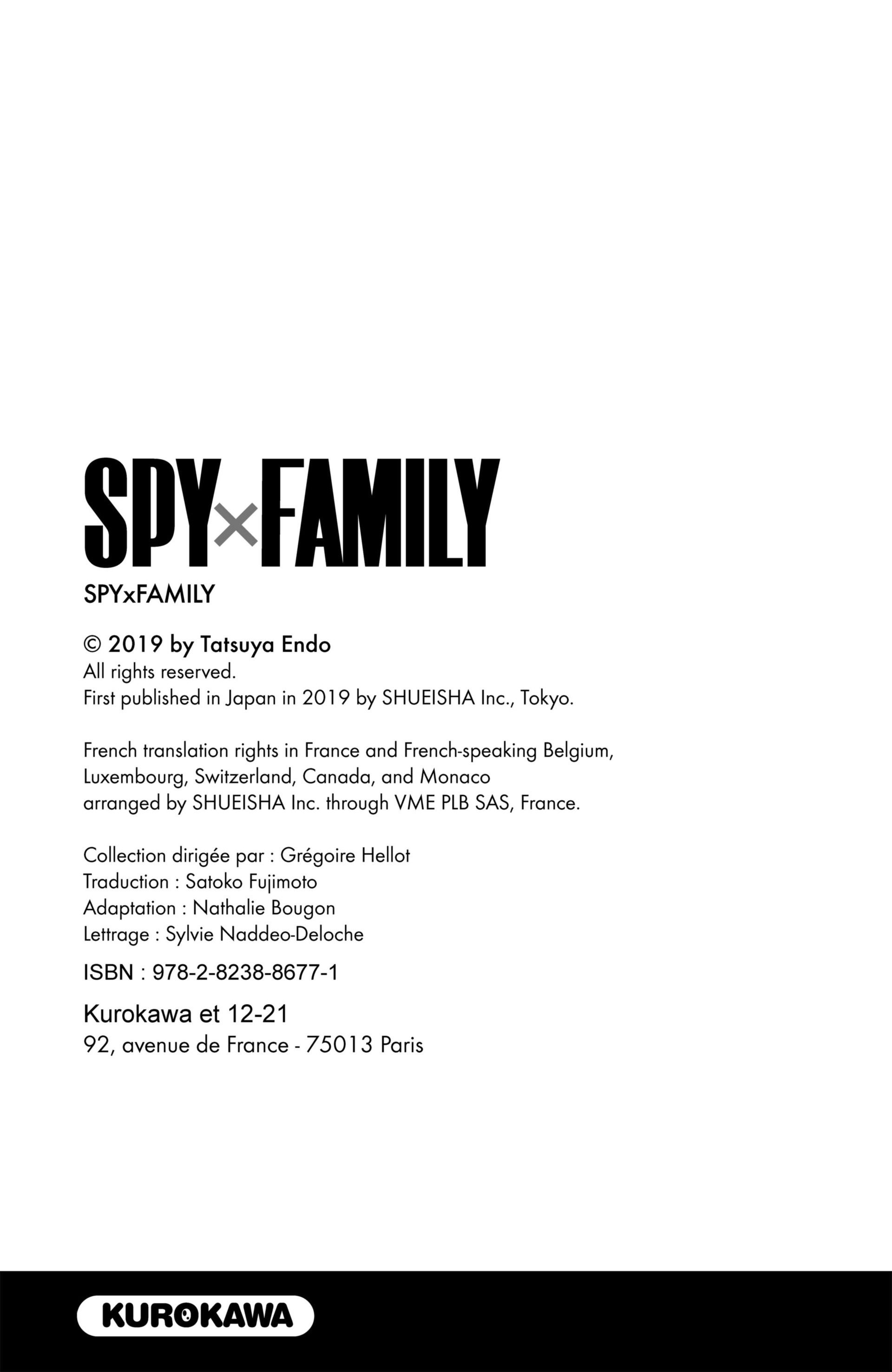 Read Spy X Family FRANCAIS Manga Online