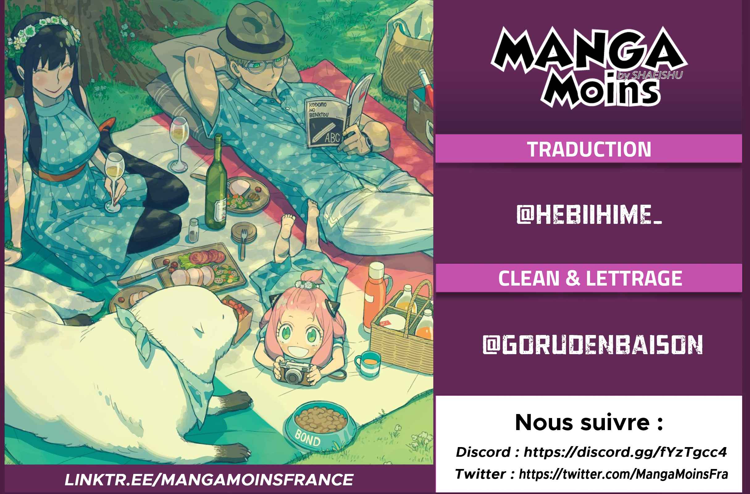 Read Spy X Family FRANCAIS Manga Online