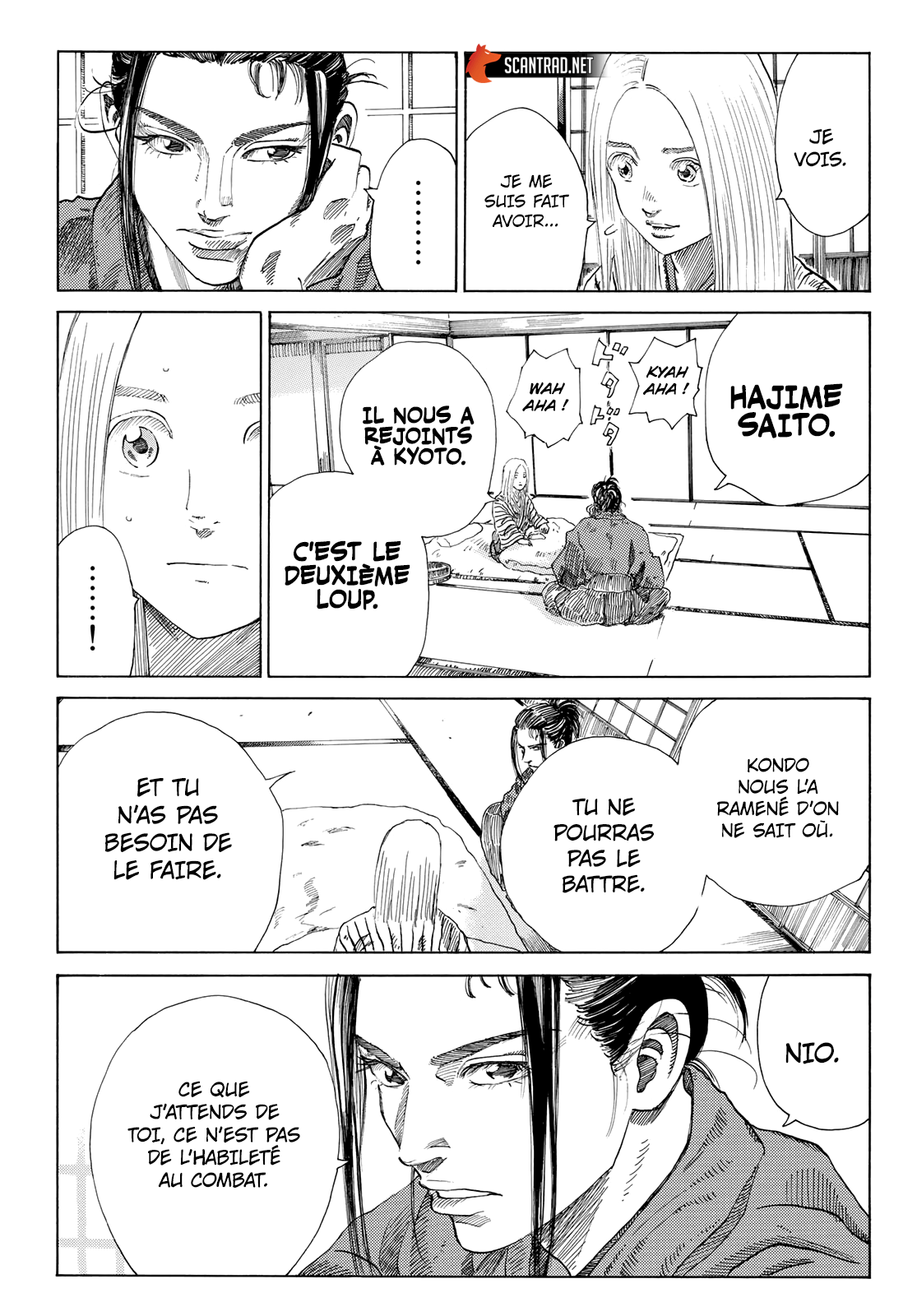 Read The Blue Wolves of Mibu FRANCAIS Manga Online