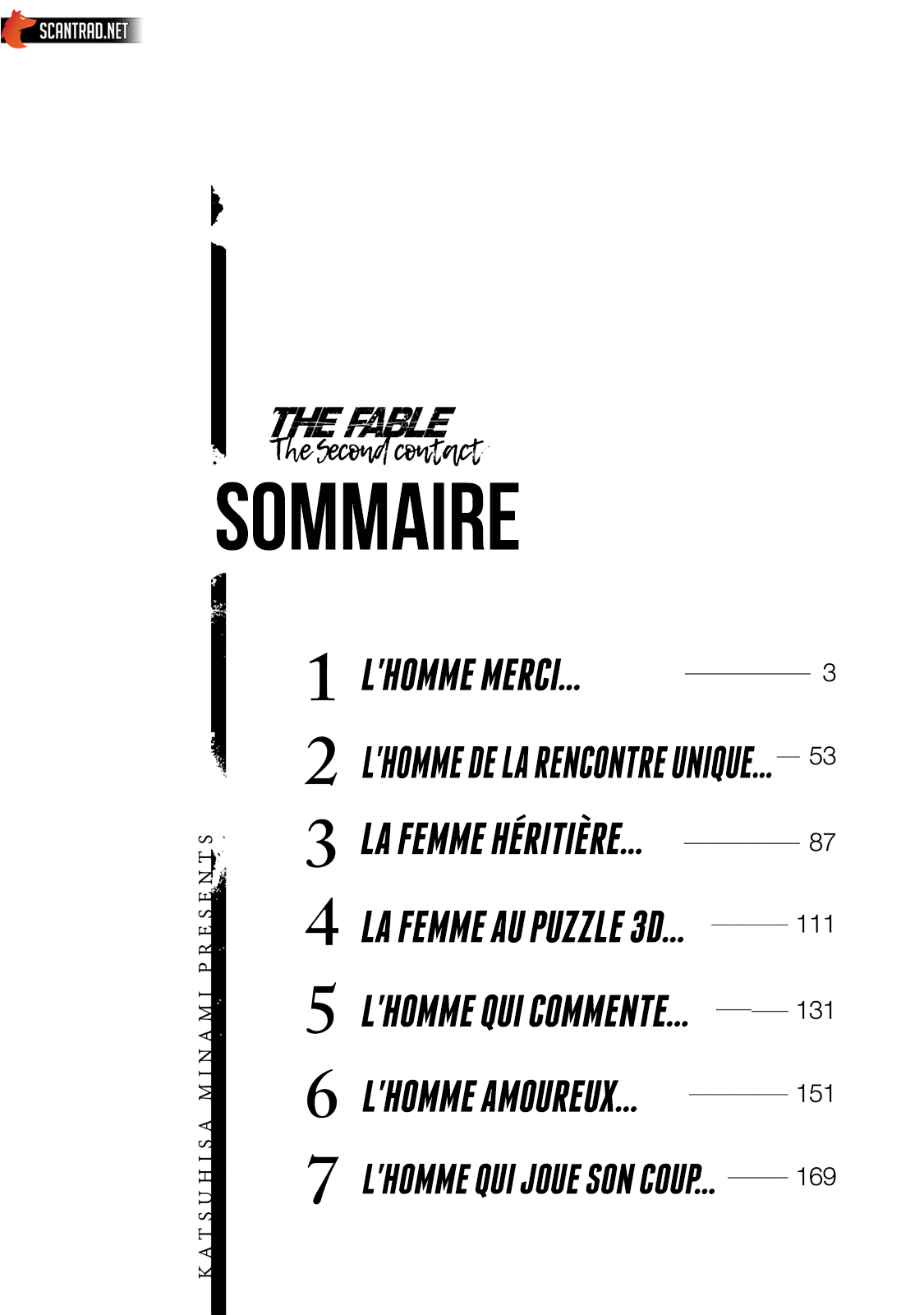 Read The Fable The Second contact and The Third Secret FRANCAIS Manga Online