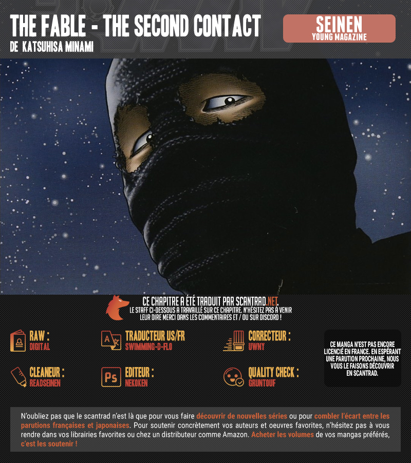 Read The Fable The Second contact and The Third Secret FRANCAIS Manga Online