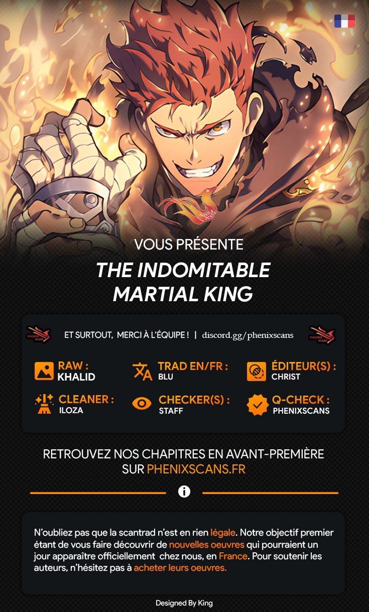 Read The Indomitable Martial King FRANCAIS Manga Online