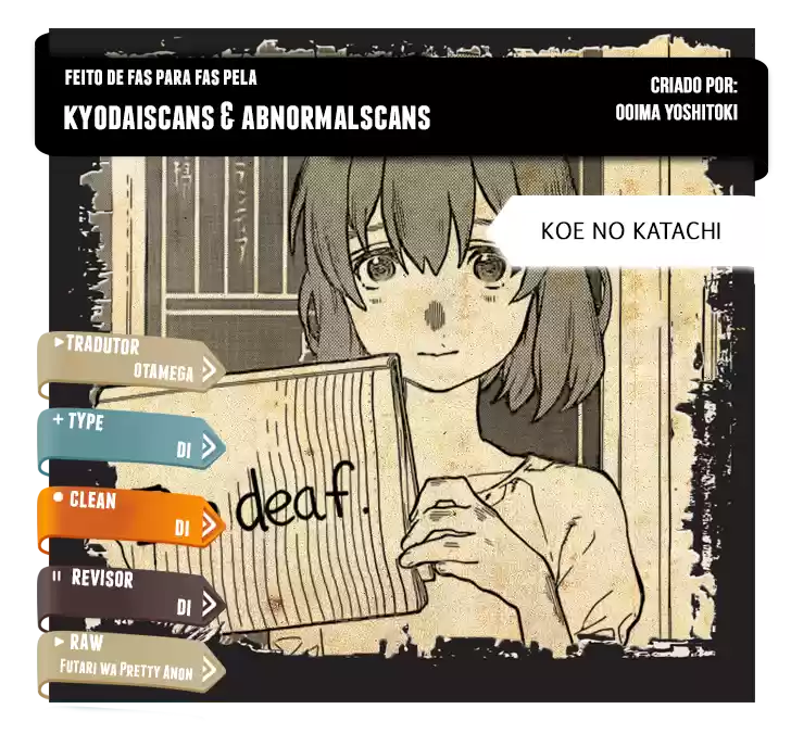 Read A Silent Voice Português Manga Online