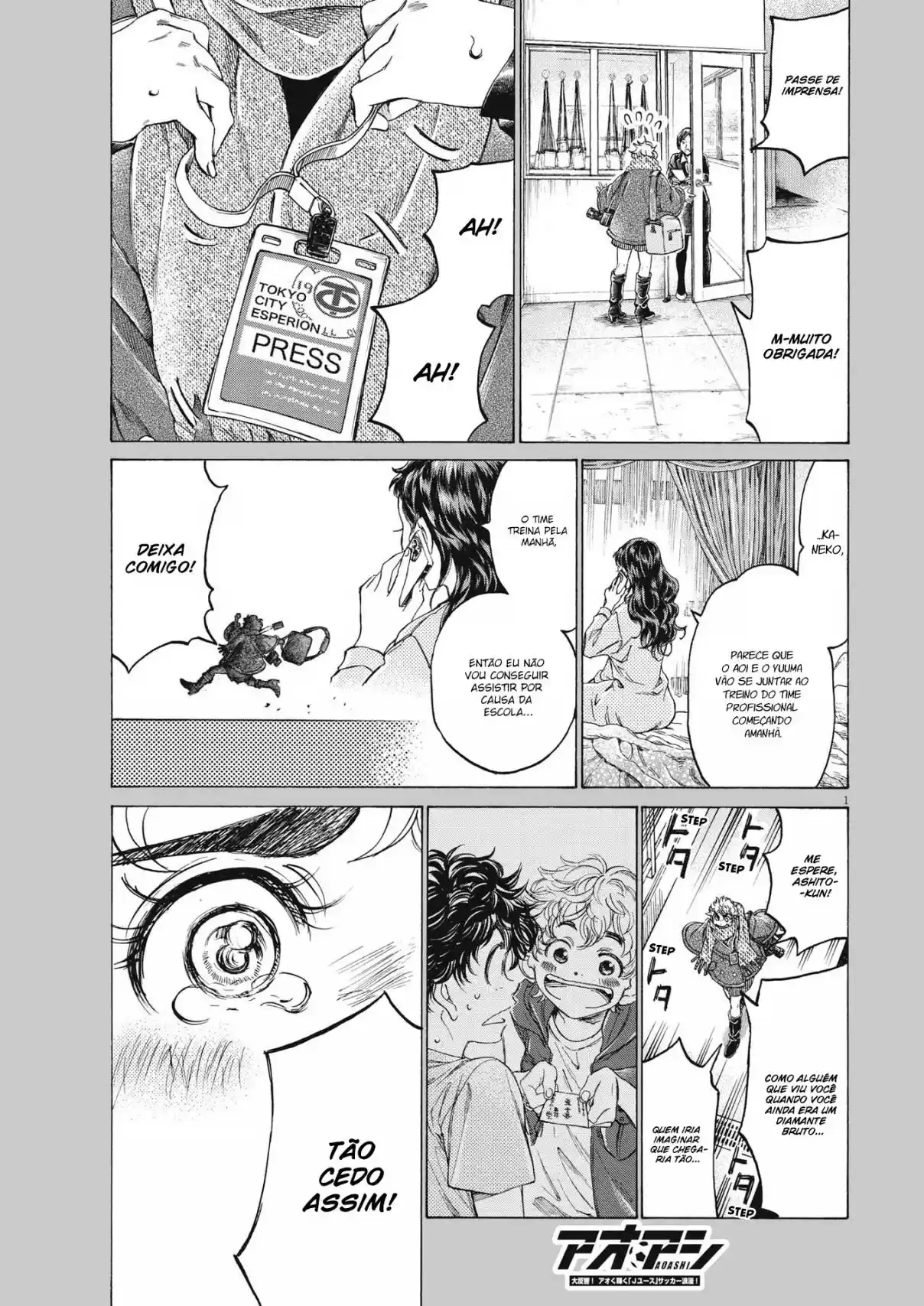 Read Ao Ashi Português Manga Online