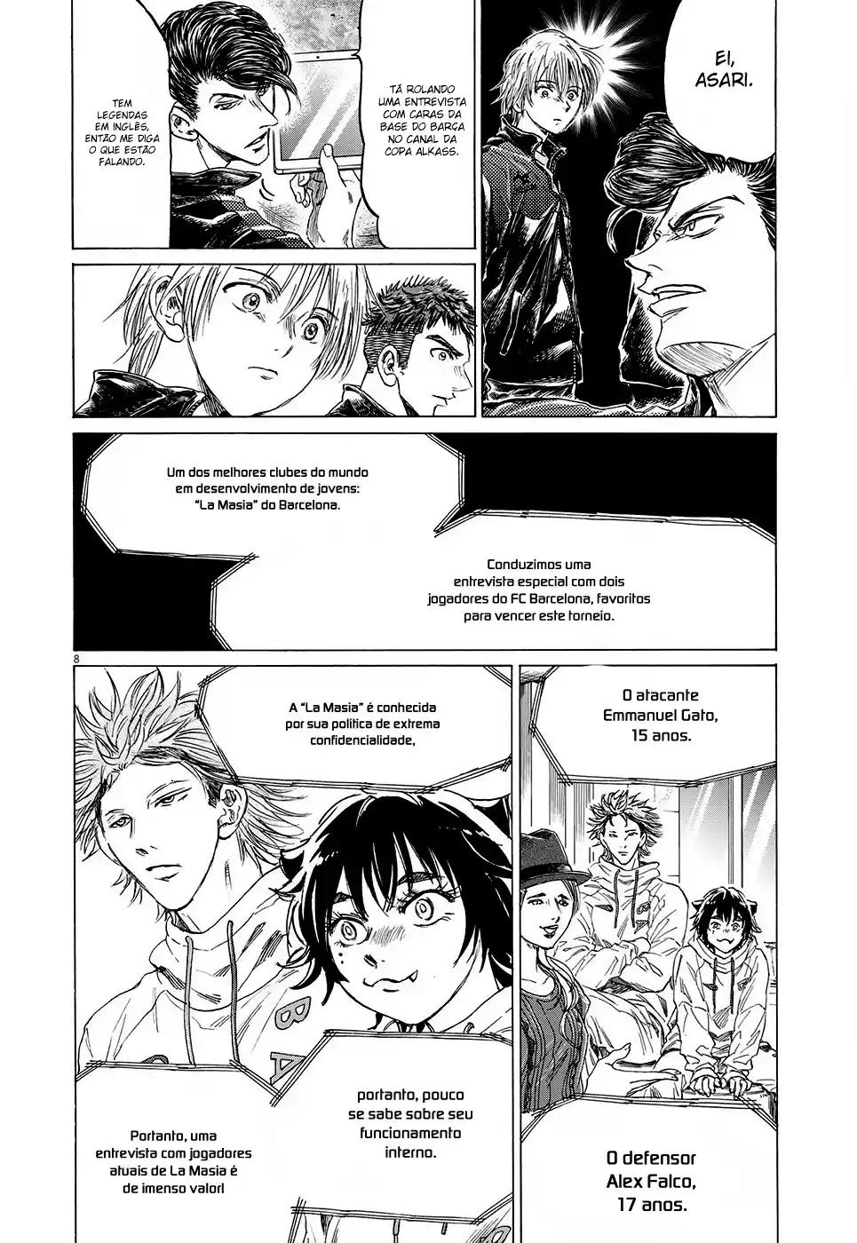 Read Ao Ashi Português Manga Online