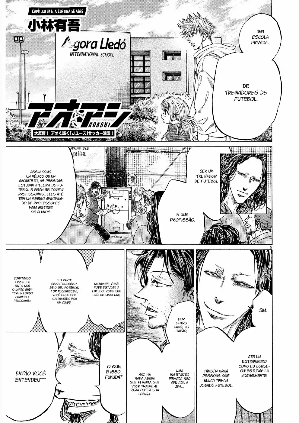 Read Ao Ashi Português Manga Online