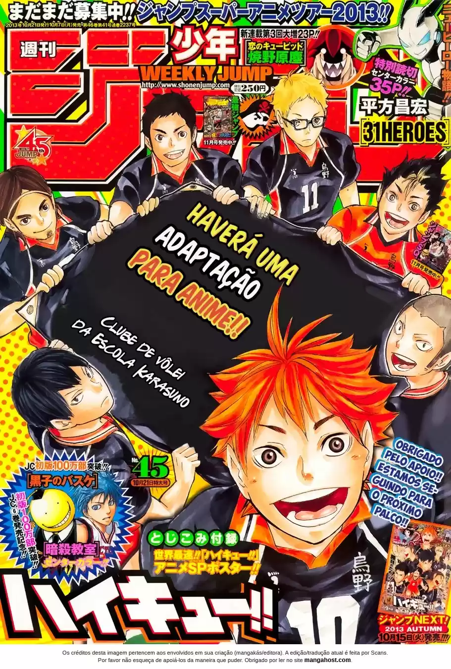 Read Haikyuu!! Português Manga Online