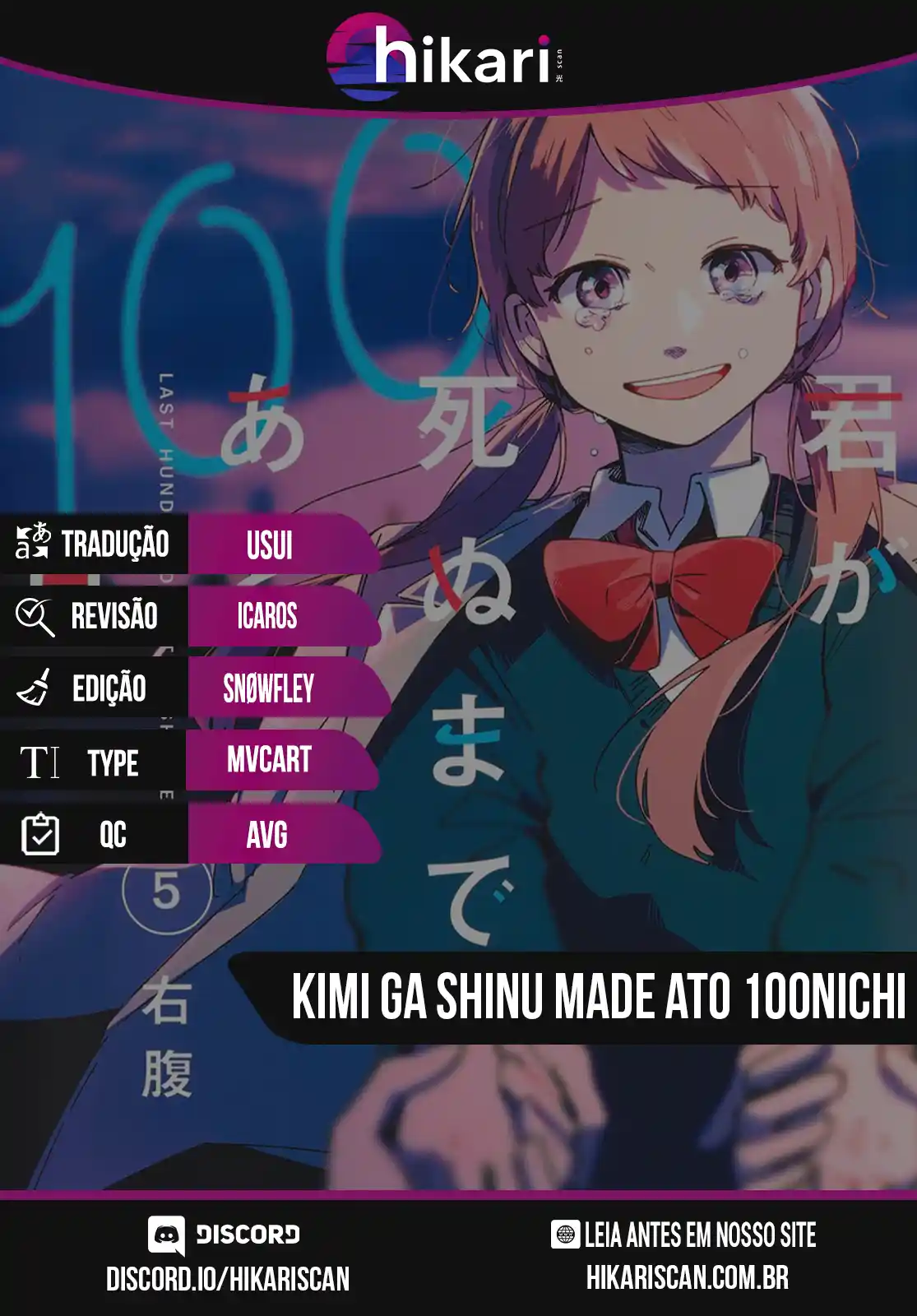 Read Kimi ga Shinu Made Ato Hyaku Nichi Português Manga Online