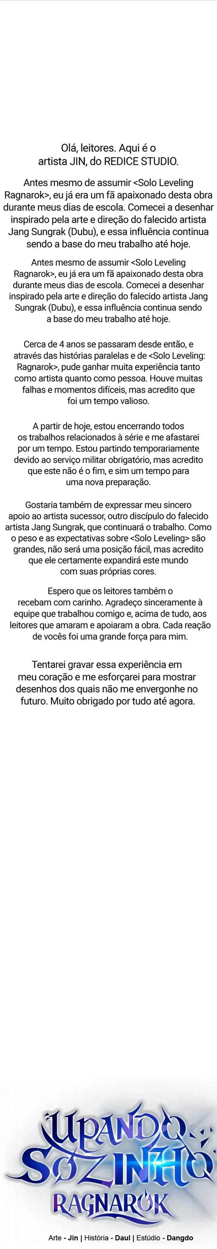 Read Solo Leveling_ Ragnarok Português Manga Online