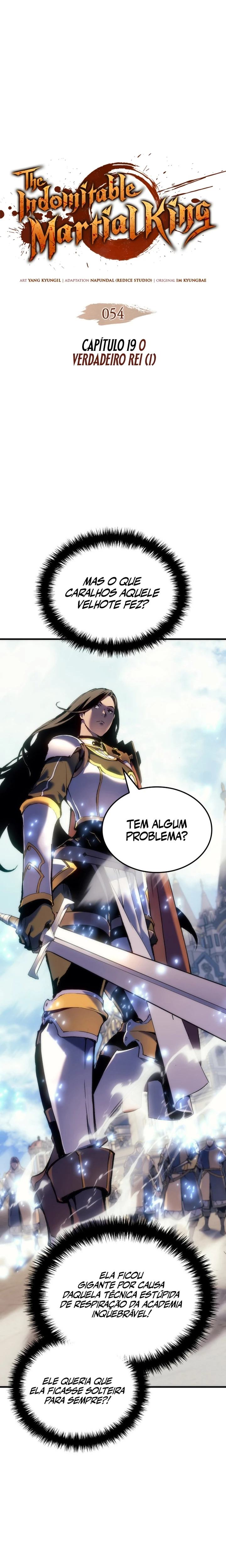 Read The Indomitable Martial King Português Manga Online