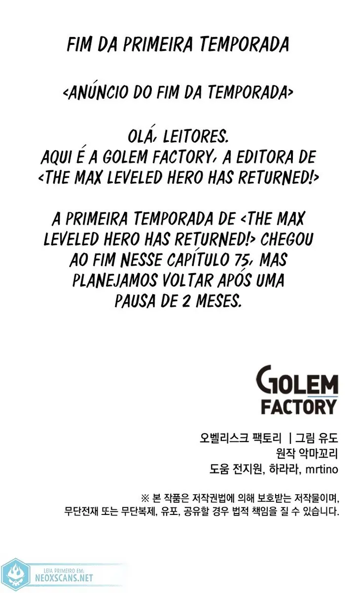 Read The Max Level Hero Has Returned Português Manga Online
