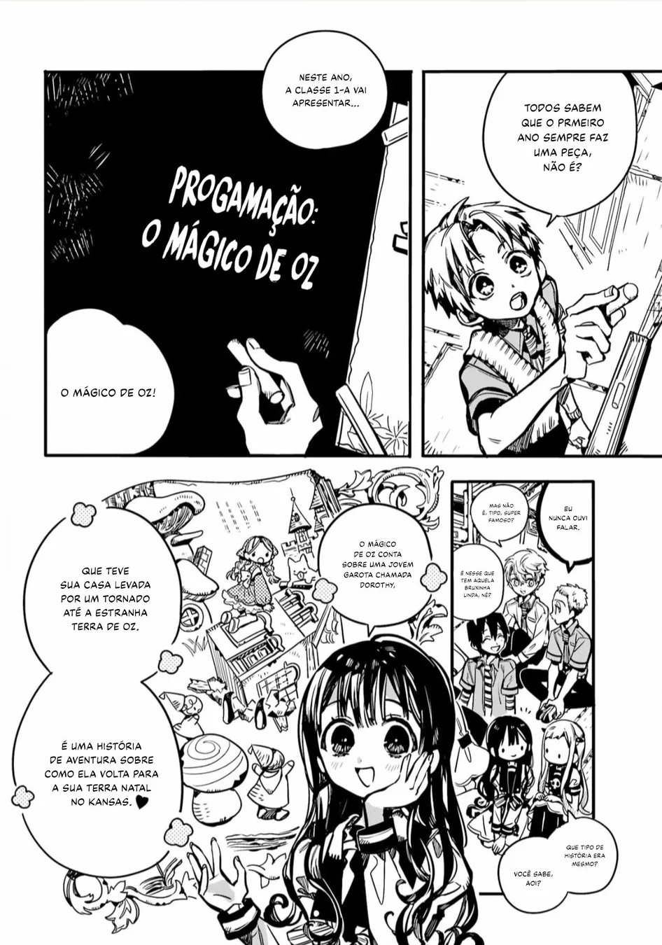 Read Toilet-bound Hanako-kun Português Manga Online