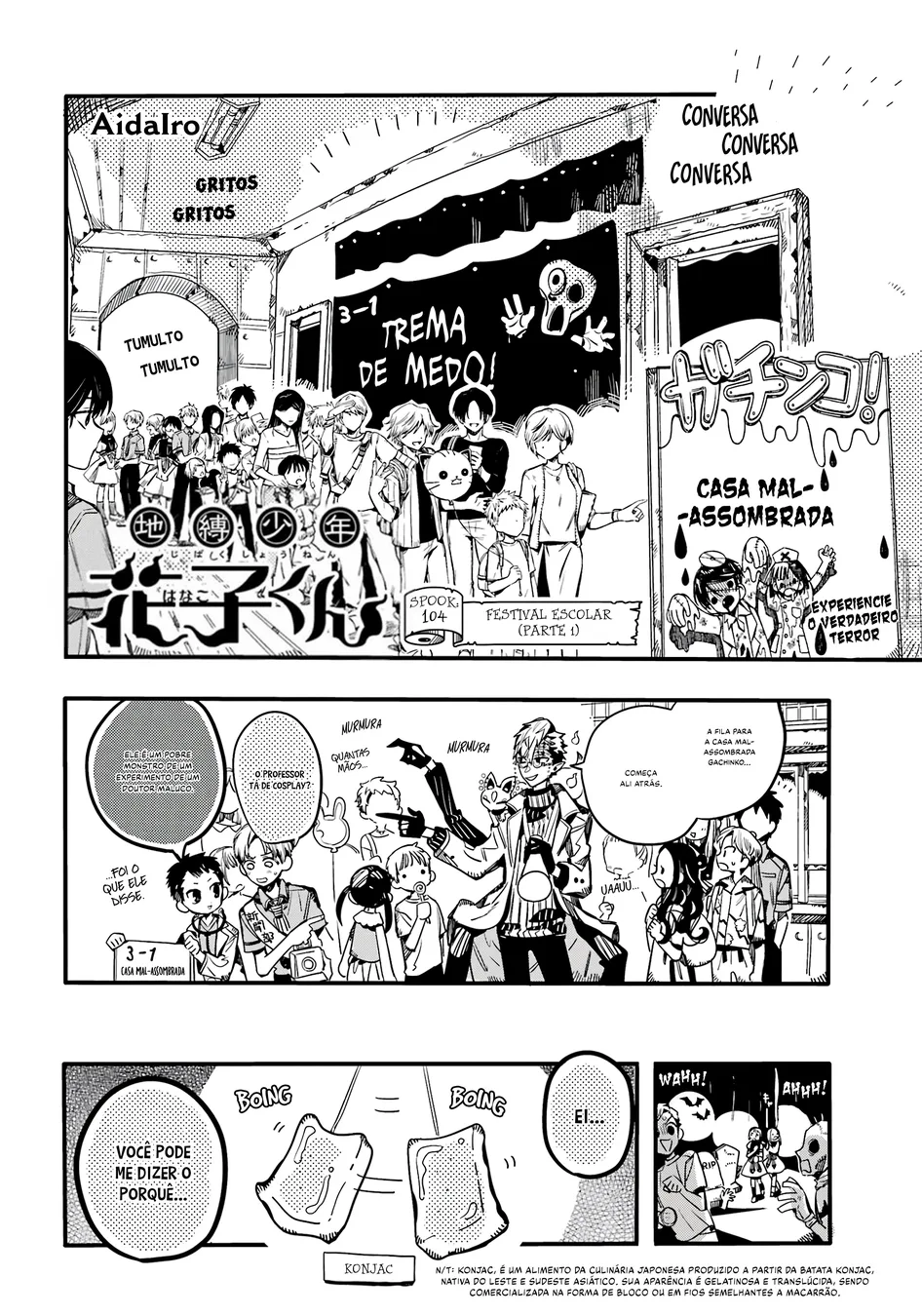 Read Toilet-bound Hanako-kun Português Manga Online