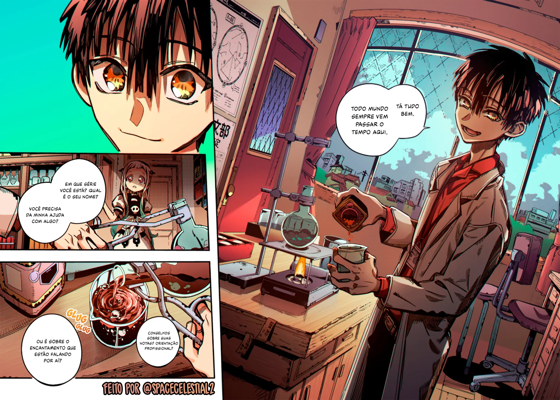 Read Toilet-bound Hanako-kun Português Manga Online